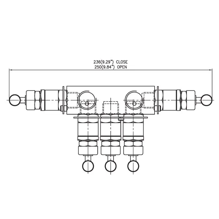 Morris Manifolds de Instrumentos — Serie MMV
