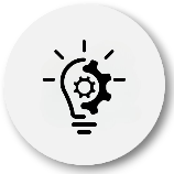 Icon representing ACD America Corporation's innovative solutions, symbolizing the company's commitment to cutting-edge technology and forward-thinking approaches.