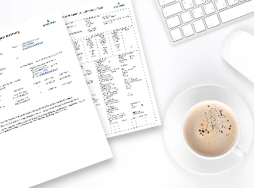 Spreadsheet showing control valve specifications and detailed quotes for valve parts, tailored to meet industrial needs.